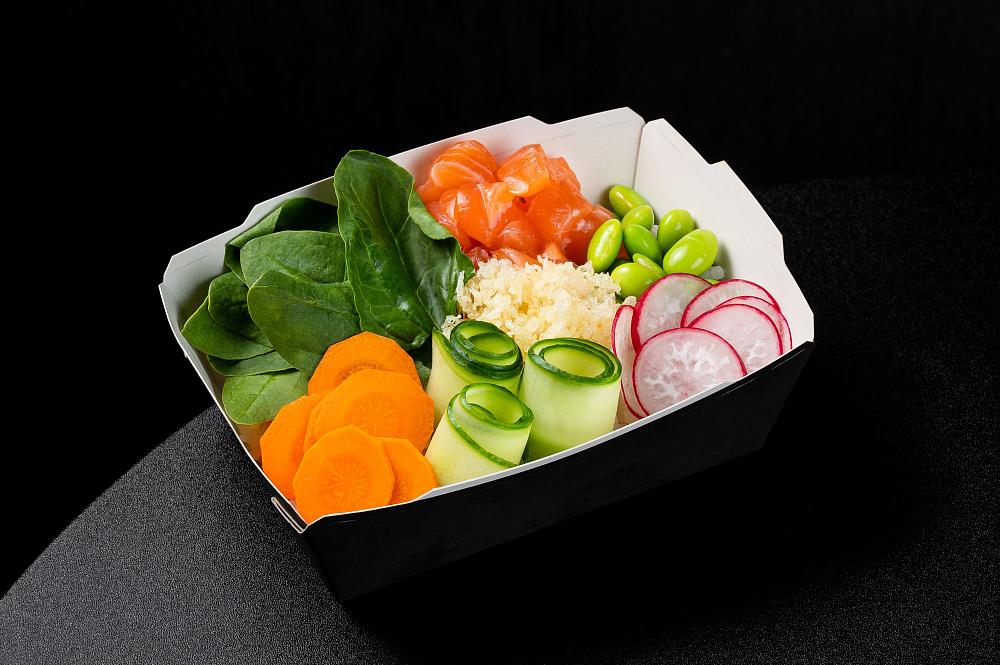 Поке с лососем