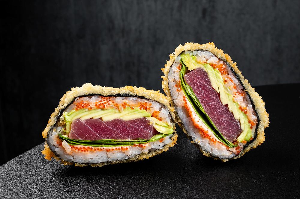 Бургер с тунцом