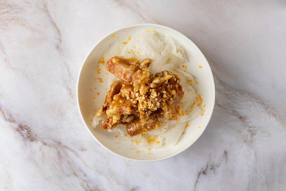 Тунец в медовом соусе 