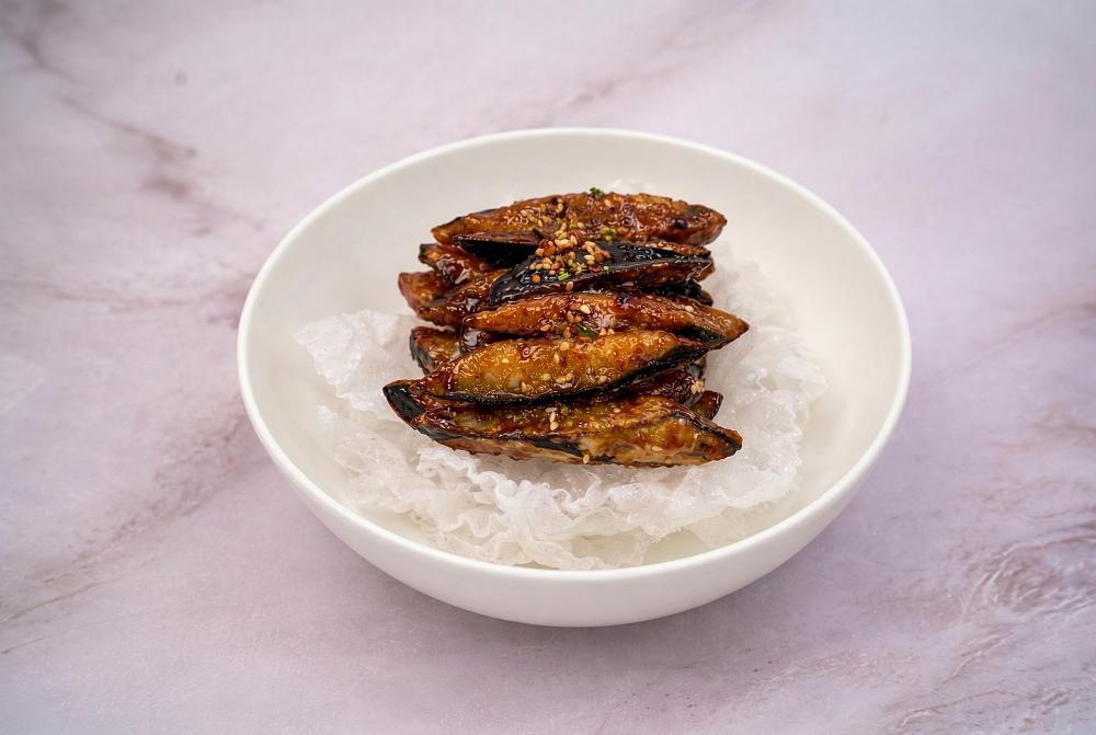 Хрустящие баклажаны в кисло сладком соусе 