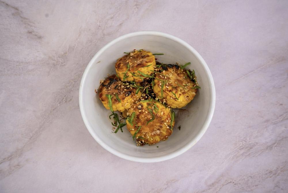 Жаренная кукуруза в азиатском соусе 