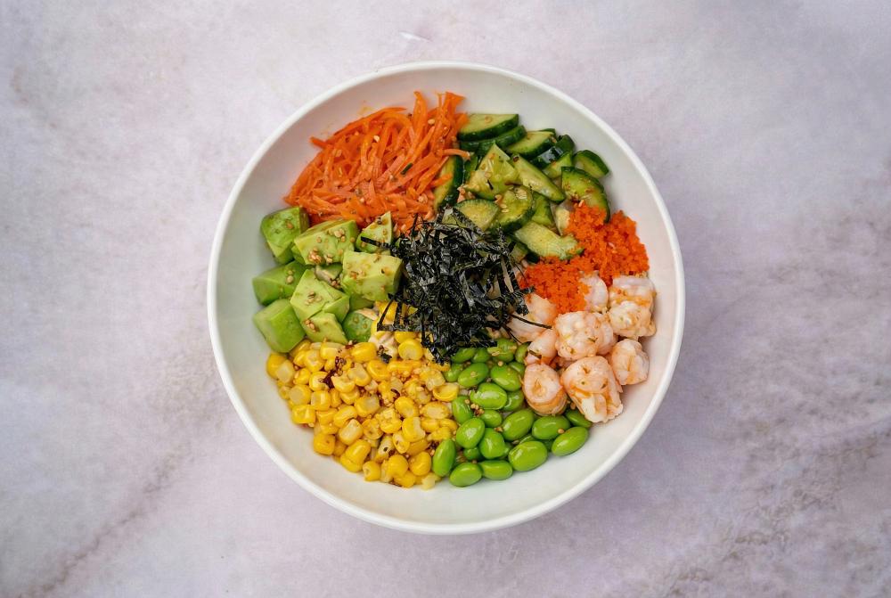  Поке с креветками