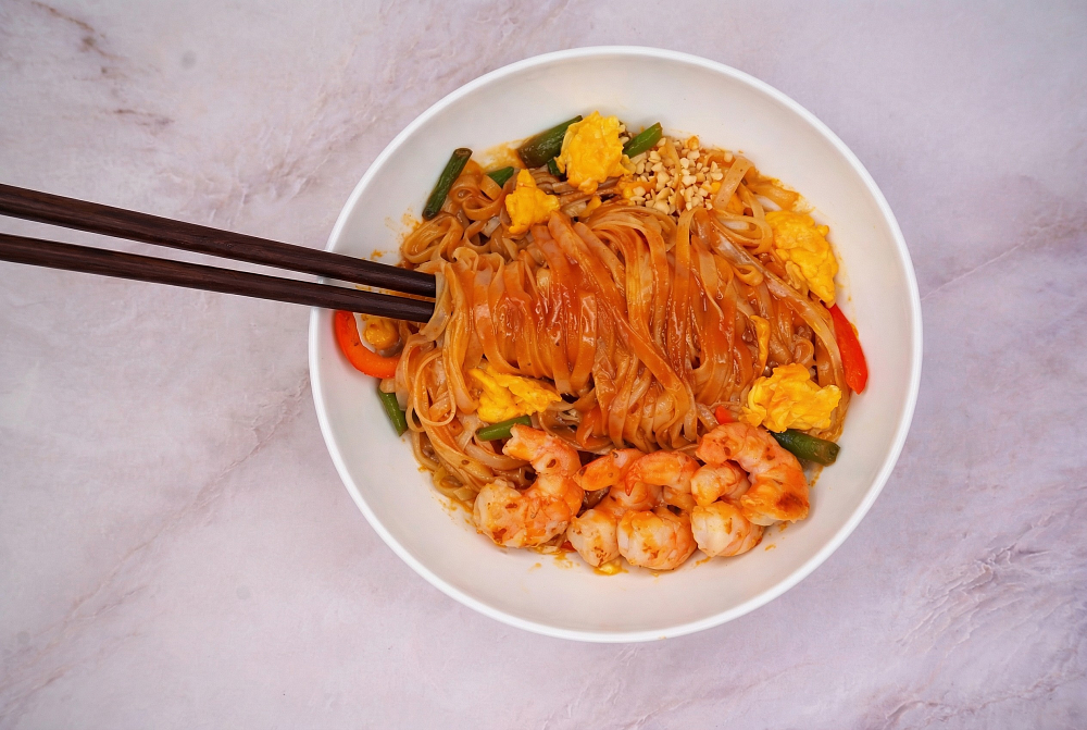 Падтай с креветками