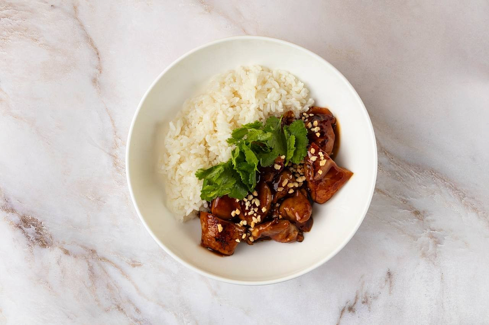 Курица терияки с рисом